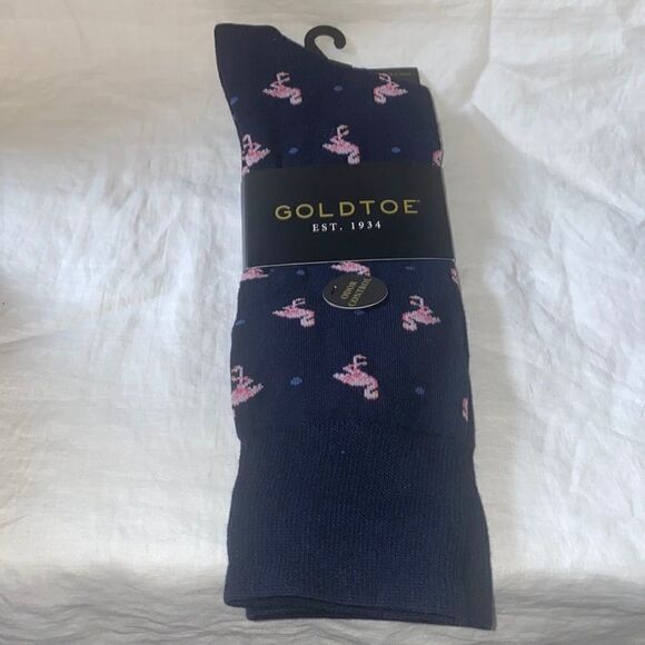 GOLD TOE Flamingo Socks-NEW! - Picture 3 of 5